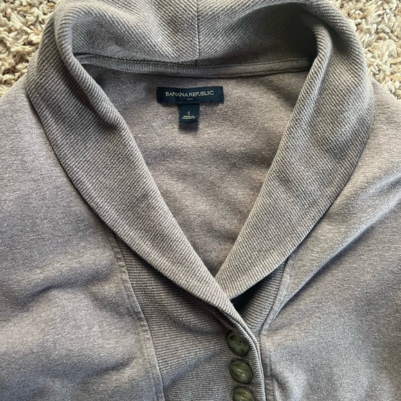 Banana Republic Tan Shawl Collar Cardigan - Picture 3 of 4